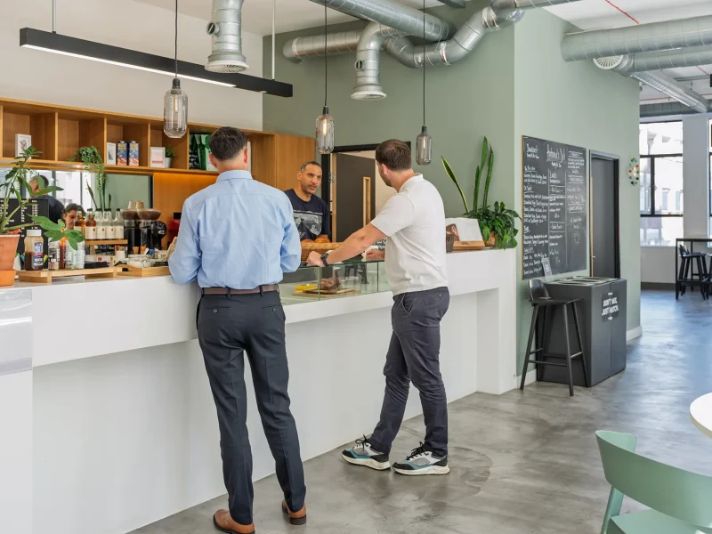 Programme, Bristol - A welcoming reception and café create energy at the heart of the building